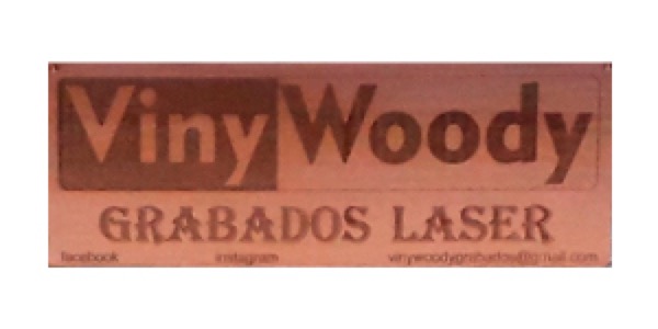 Viny Woody grabados laser